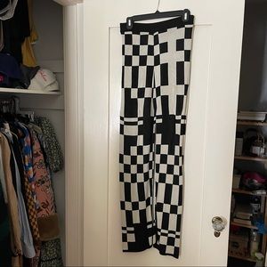 Paloma Wool Puerto Pants Black and White